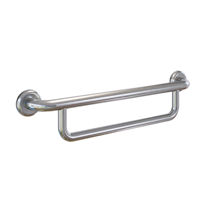 Grab Rail (C) 600x32 SS With Undermount Towel Rail