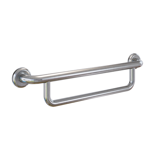 Grab Rail (C) 600x32 SS With Undermount Towel Rail