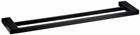 Eden Double Towel Rail 800 mm - Matt Black