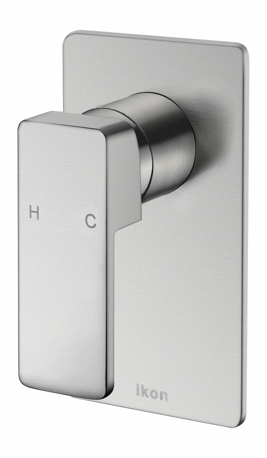 Ceram Wall Mixer - Brushed Nickel