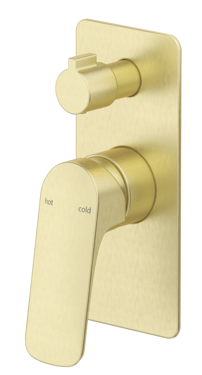 Kaza Mixer Diverter - 1P - TRIM KIT - French Gold