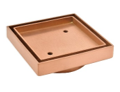 Rose Gold Smart Tile Insert Floor Waste Shower Grate Drain (88mm outlet) 115 X 115 X 35