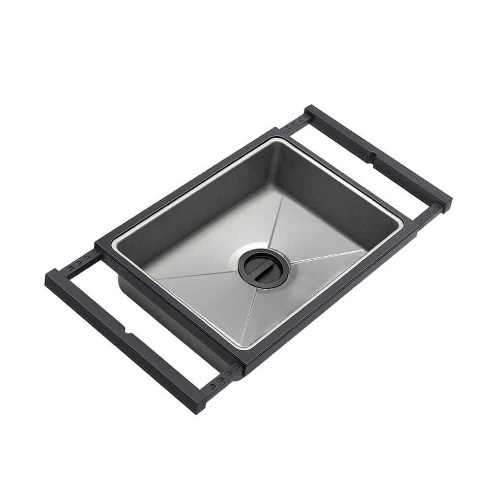 480mm Stainless Steel Stainless Steel Expandable Colander - Kitchen Accessory