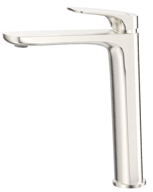 Kaza TALL Basin Mixer - Brushed Nickel