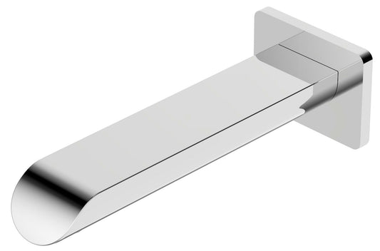 Kara Bath Spout Curved Tip - Chrome