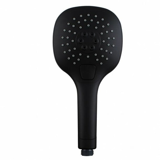 Matt Black ABS 3 Functions Handheld   Shower Head Only