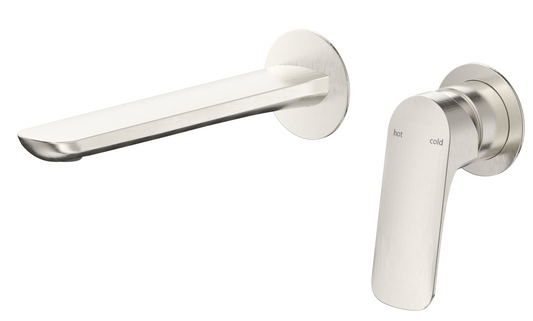 Kaza Wall-Spout Combo - 2P - TRIM KIT - Brushed Nickel
