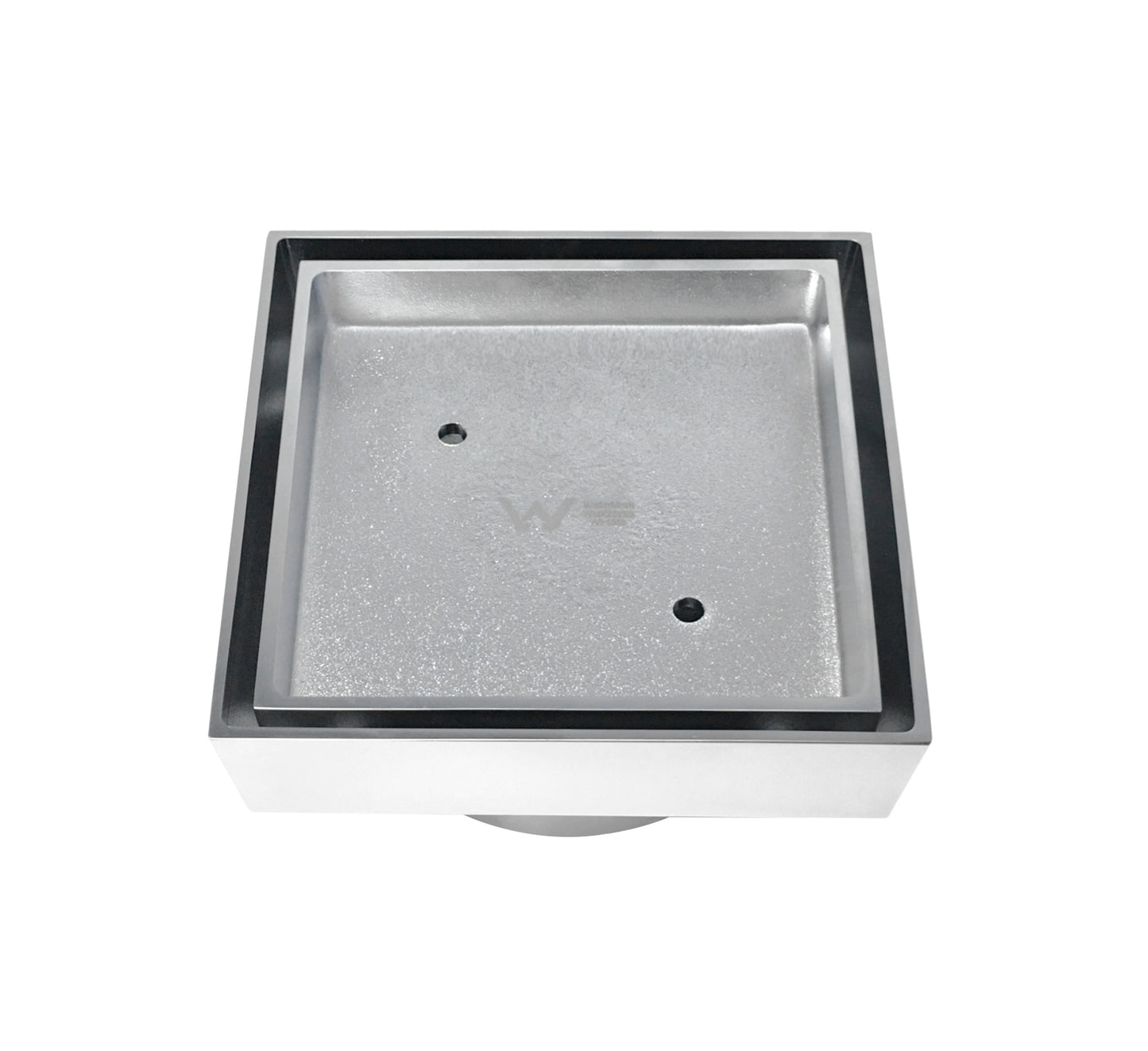 Smart 114 Brass Chrome Square Tiles Waste