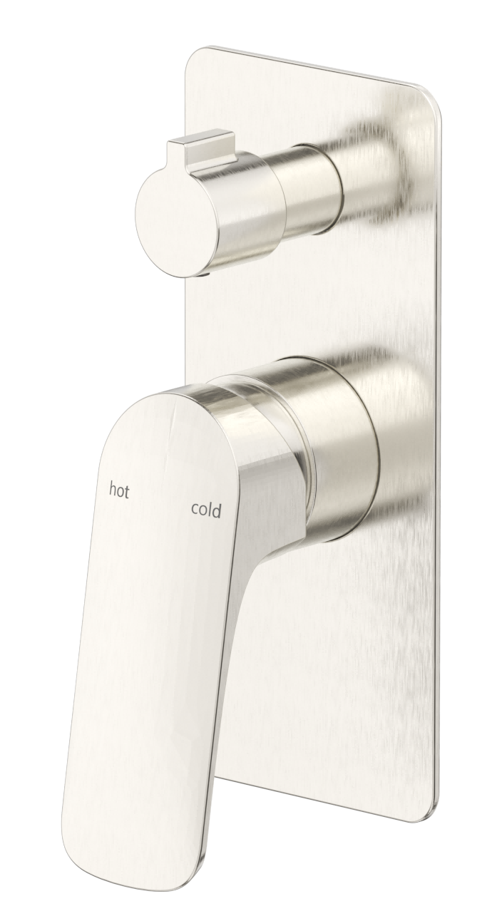 Kaza Mixer Diverter - 1P - TRIM KIT - Brushed Nickel