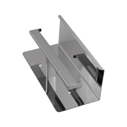 IVANO Series Chrome Double Toilet Paper Holder with Cover
