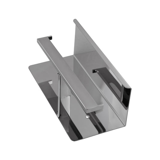IVANO Series Chrome Double Toilet Paper Holder with Cover