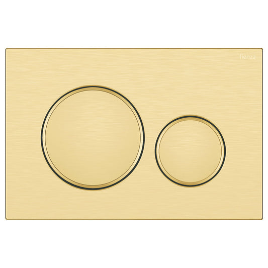 Geberit Compatible Round Flush Buttons For Sigma - Brushed Gold