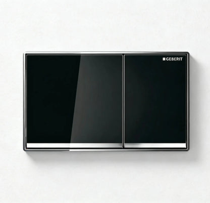 Geberit Black, chrome trim 115.640.SJ.1 Push Button