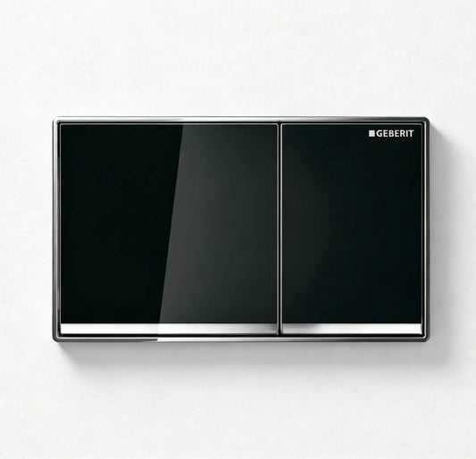 Geberit Black, chrome trim 115.640.SJ.1 Push Button