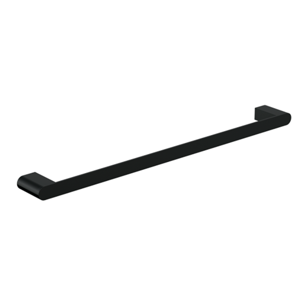 Serenity: Single Towel Rail 600mm Designer Black