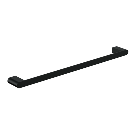 Serenity: Single Towel Rail 600mm Designer Black