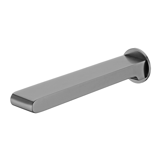 Pearl Wall Basin Set Spout Only Gun Metal