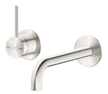 Mica Wall-Spout Combo - UP - TRIM KIT - Brushed Nickel