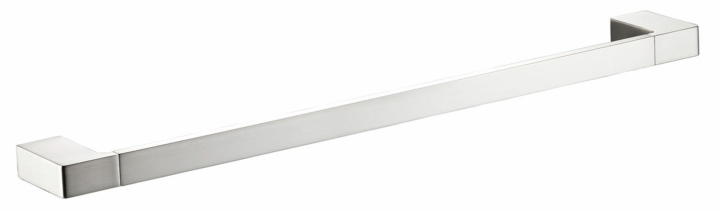 Ceram Single Towel Rail 600 mm - Brushed Nickel
