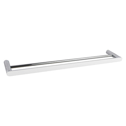 RUSHY Series Chrome Double Towel Rail 600mm