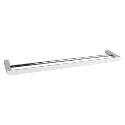 RUSHY Series Chrome Double Towel Rail 600mm