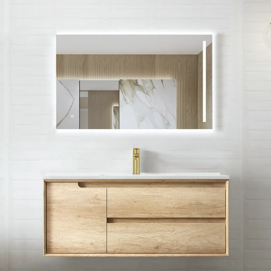 Byron 1200mm Natural Oak Wall Hung Cabinet Only