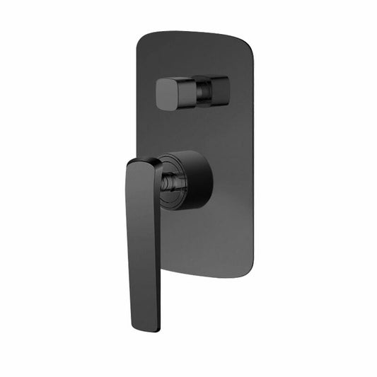 Esperia Gun Metal Grey Wall Mixer with   Diverter