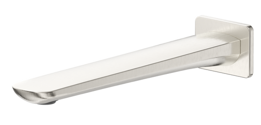 Kaza Bath Spout - 220mm - Brushed Nickel