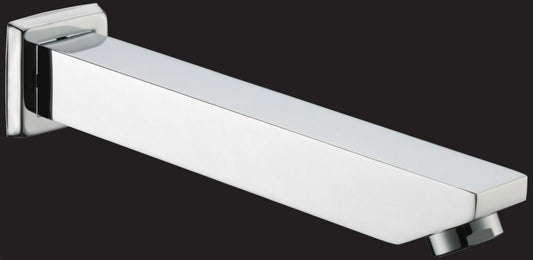 Yale Square Bath Spout 160mm - Chrome