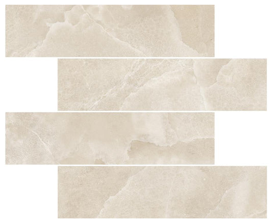 ONYX SUBWAY TILES - BEIGE SUBWAY / POLISHED Finish - 75X300 | 66 PCS BOX /1.485 SQM