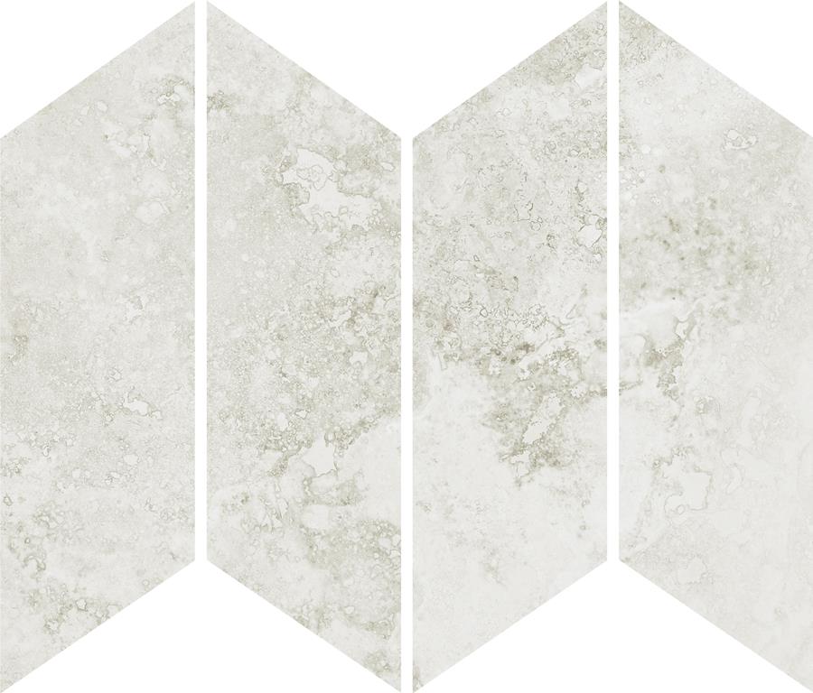 IMPERIAL STONE CHEVRON MOSAIC - BEIGE CHEVRON / FELLTEC Finish - 73X260 | 53 PCS PER SQM - .24 = 1 PC / 1.25 SQM PER BOX