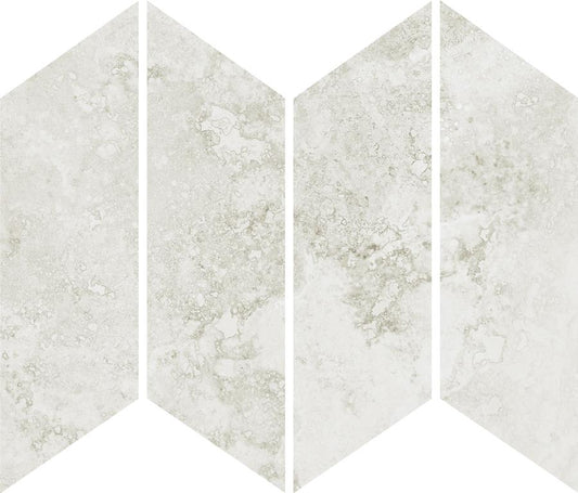 IMPERIAL STONE CHEVRON MOSAIC - BEIGE CHEVRON / FELLTEC Finish - 73X260 | 53 PCS PER SQM - .24 = 1 PC / 1.25 SQM PER BOX