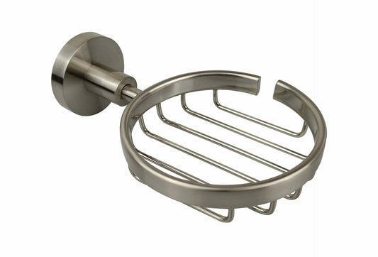 Otus Round Soap Dish - Brushed Nickel