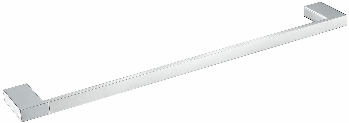 Eden Single Towel Rail 800 mm - Chrome