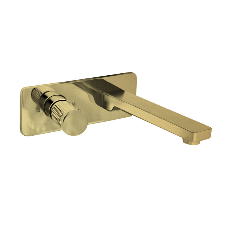 The GABE Wall Outlet Mixer - Brushed Gold