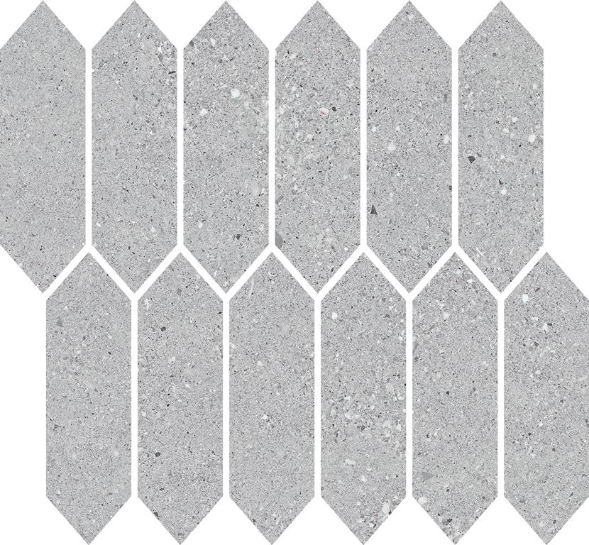 STARRY MOSAIC - LIGHT GREY PICKET / DEEP INK Finish - 264X305 | SOLD PER SHEET - 11 SHEETS PER BOX /  0.886 SQM