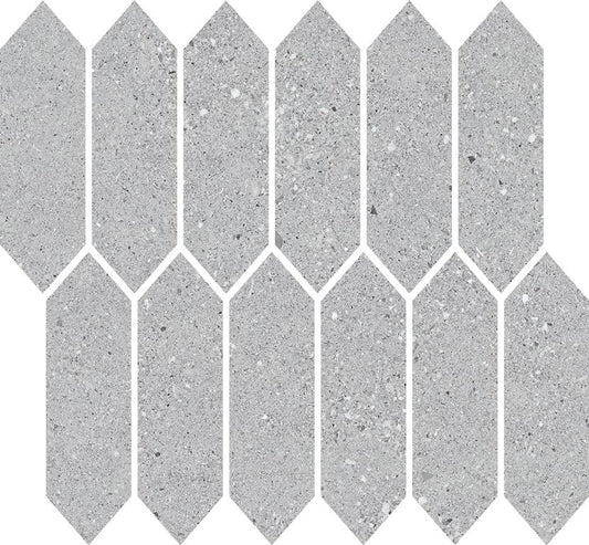 STARRY MOSAIC - LIGHT GREY PICKET / DEEP INK Finish - 264X305 | SOLD PER SHEET - 11 SHEETS PER BOX /  0.886 SQM
