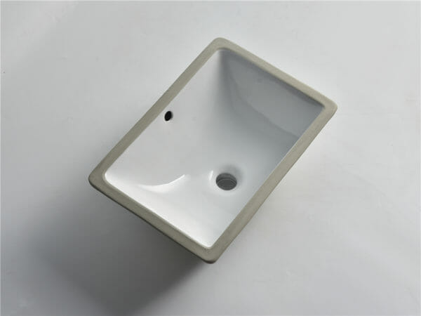 Fine ceramic Gloss White Undermount - CLA-1808B  -  465x335x180mm