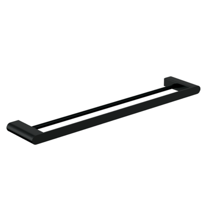 Serenity: Double Towel Rail 600mm Designer Black