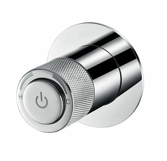Push Wall Mixer - Chrome