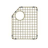 Chester 80x50 Protective Stainless Steel Grid - RHB - Brushed Brass