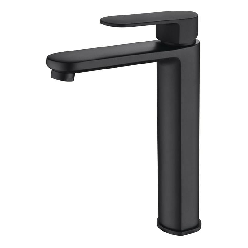 Cora High Rise Basin Mixer - Matt Black