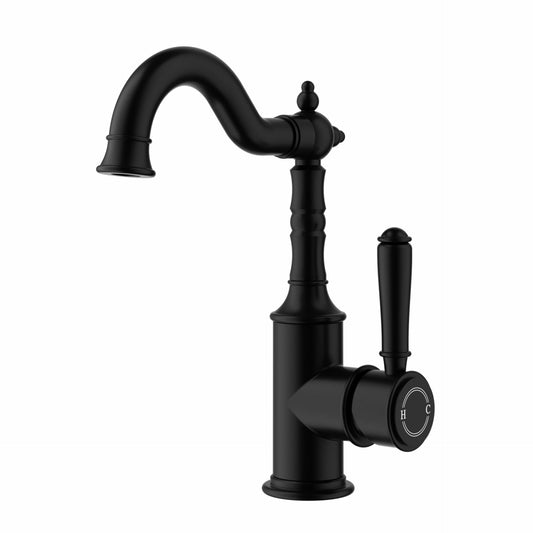 Clasico  Basin Mixer in Matt Black