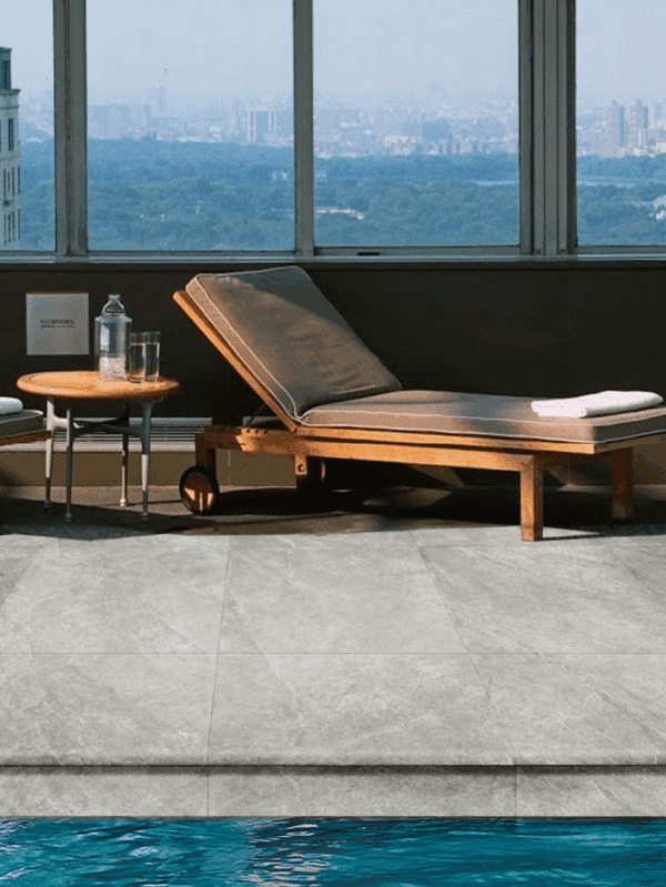 ARDESIA SERIES - LIGHT GREY FELLTEC Finish - 600X1200 | 1.44 SQM / 2 PCS PER BOX