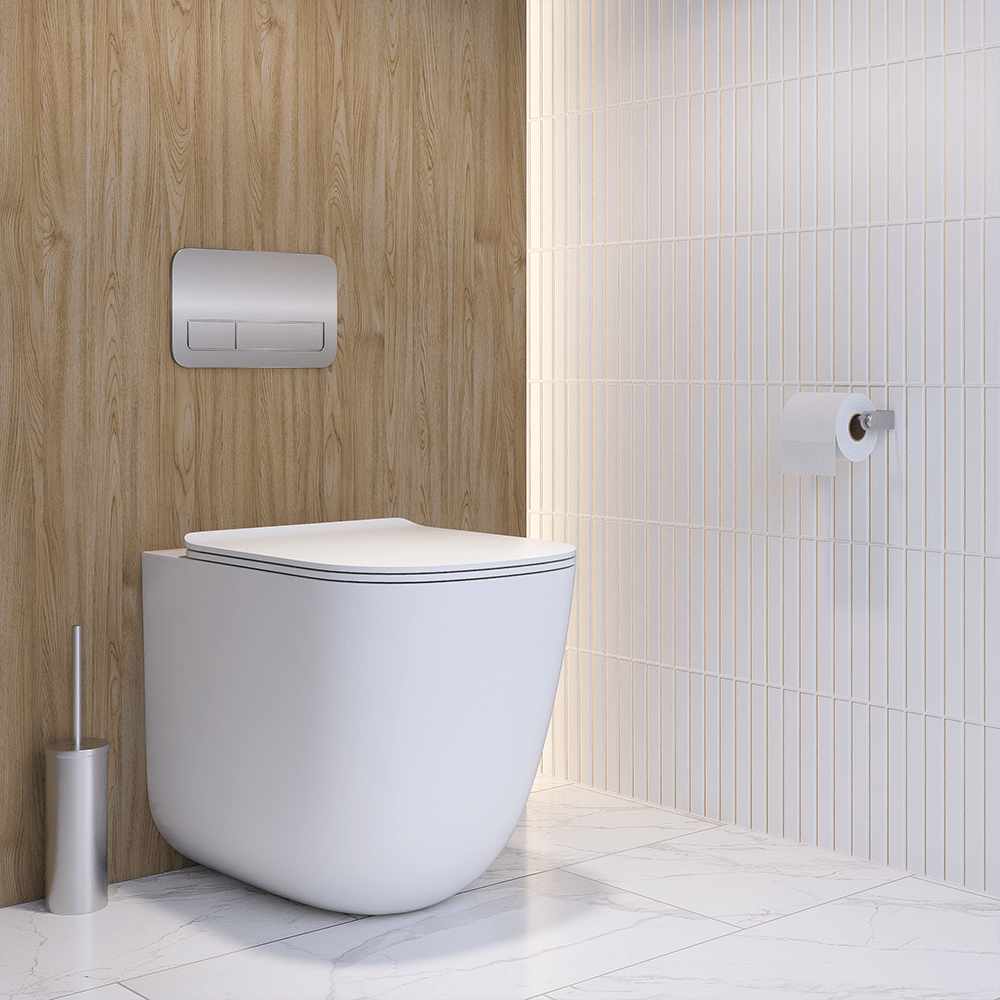 Single Toilet Roll Holder Brushed Aluminium
