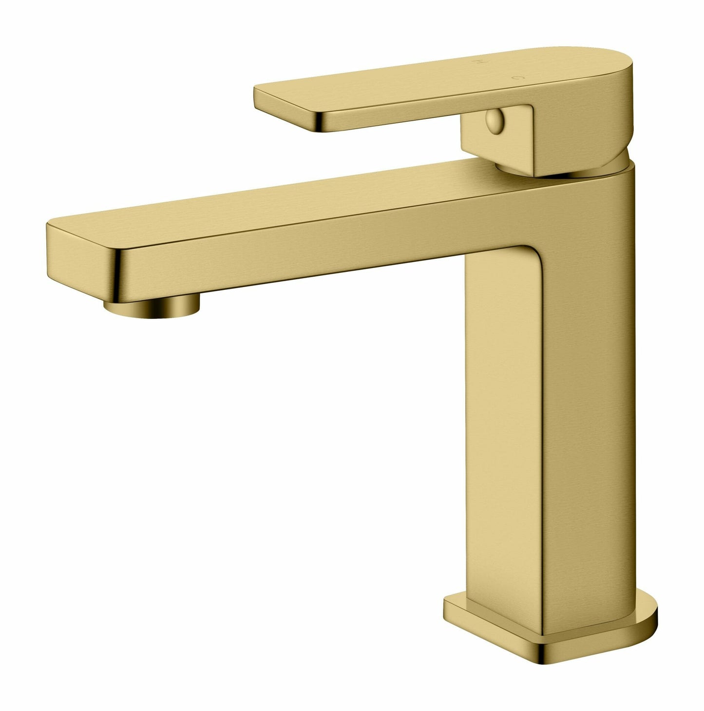 Flores Basin Mixer - Brushed gold