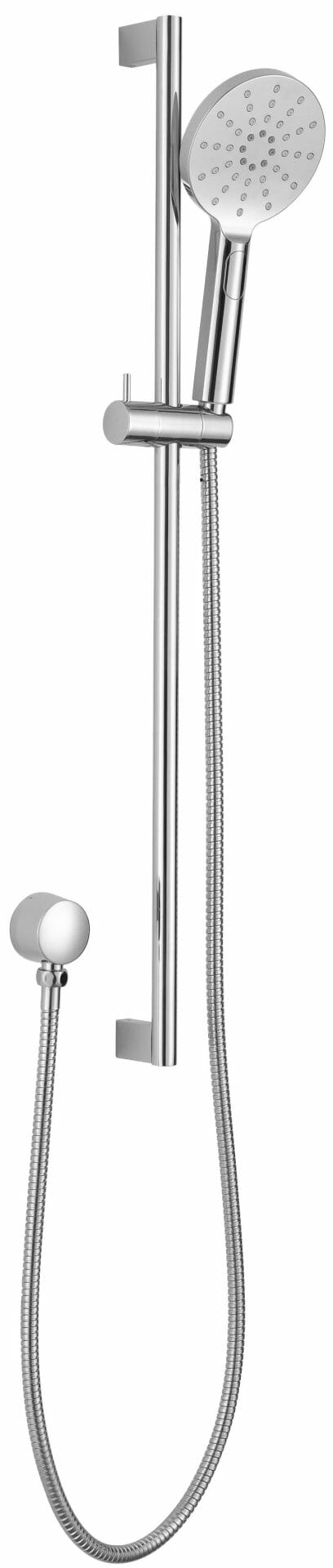 Cora Round Sliding Shower Set - Chrome