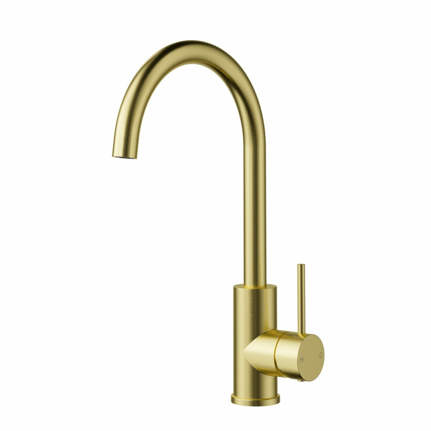 Otus Slimline StainleStainless Steel Sink Mixer - Brushed Gold