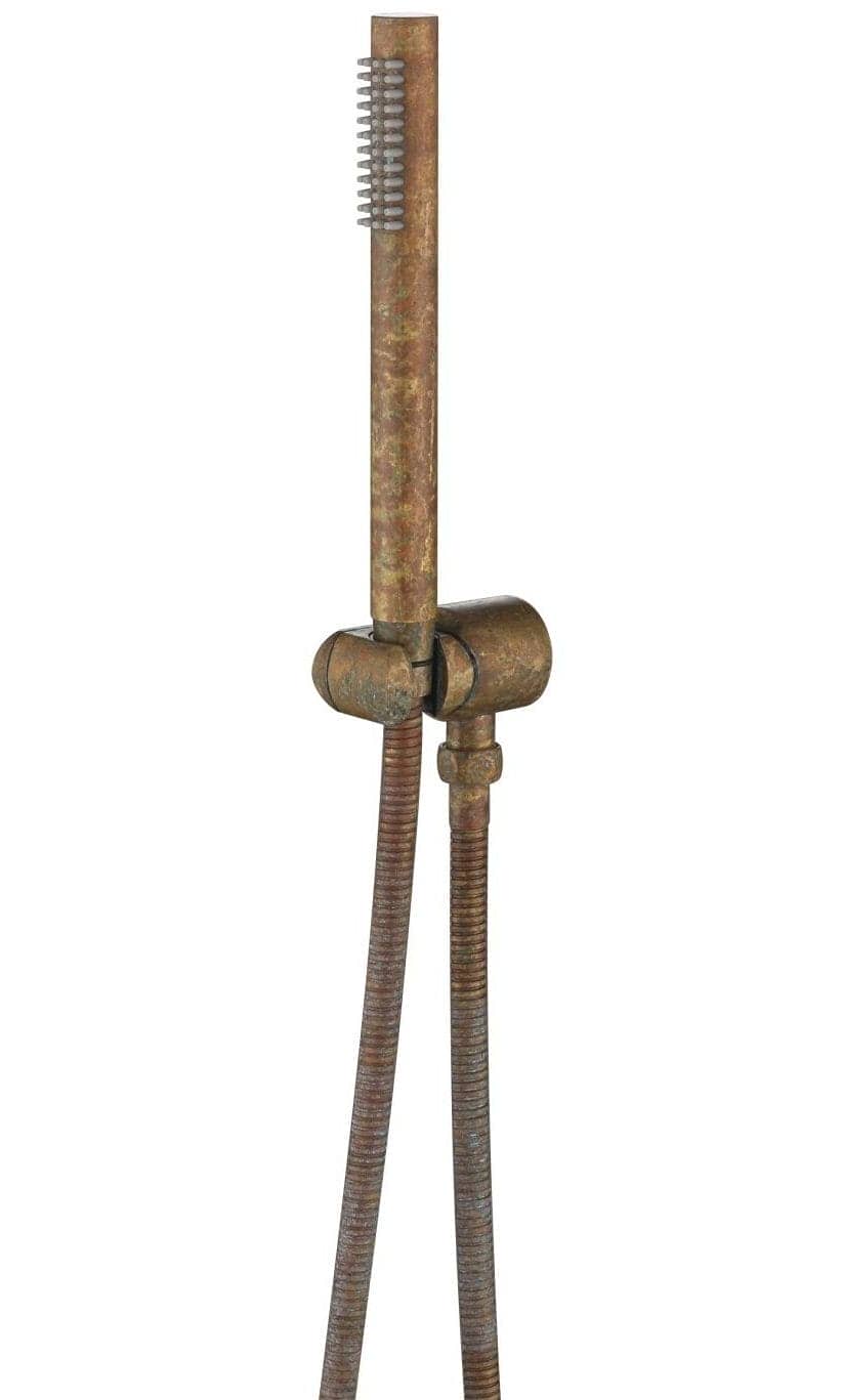 Mica Hand Shower On Wall Bracket - Living Brass