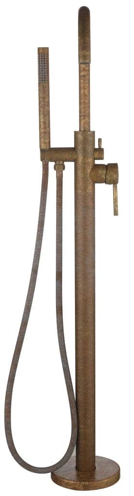 Mica Freestanding B/Spout - Mixer W/Hpiece - Living Brass